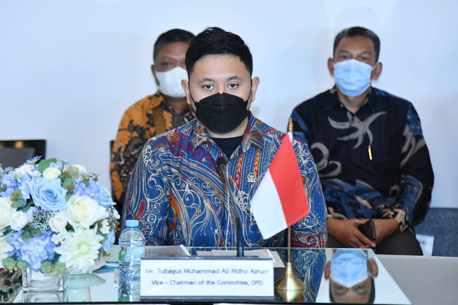 Mr. Tubagus Muhammad Ali Ridho Azhari Second Vice-Chairman of the House Committee for Inter-Parliament Cooperation Regional Leadership Council of the Republic of Indonesia Paid a Courtesy Call on the President of the Senate (Thursday, 23rd June 2022)