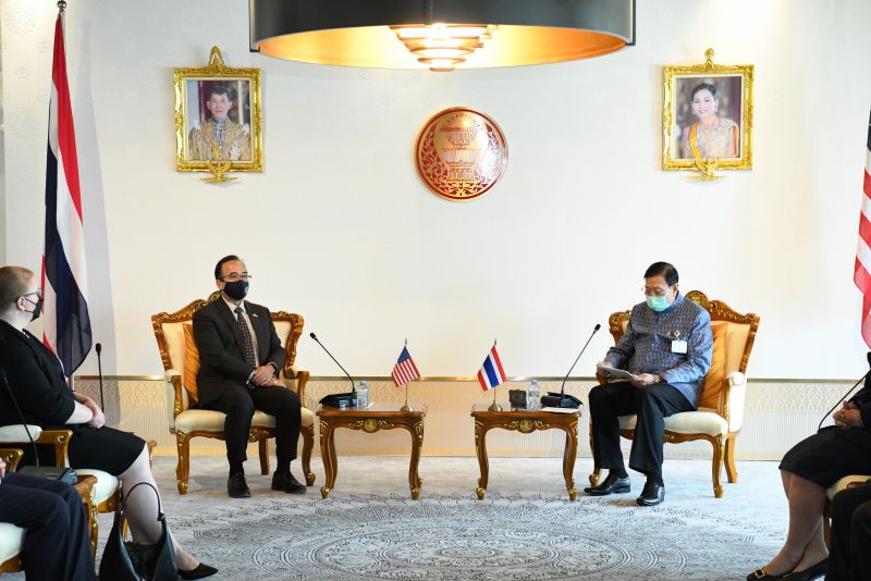 Charge d'Affaires of the United States of America to Thailand Paid a Courtesy Call on the President of the Senate (Thursday 11 August 2022)