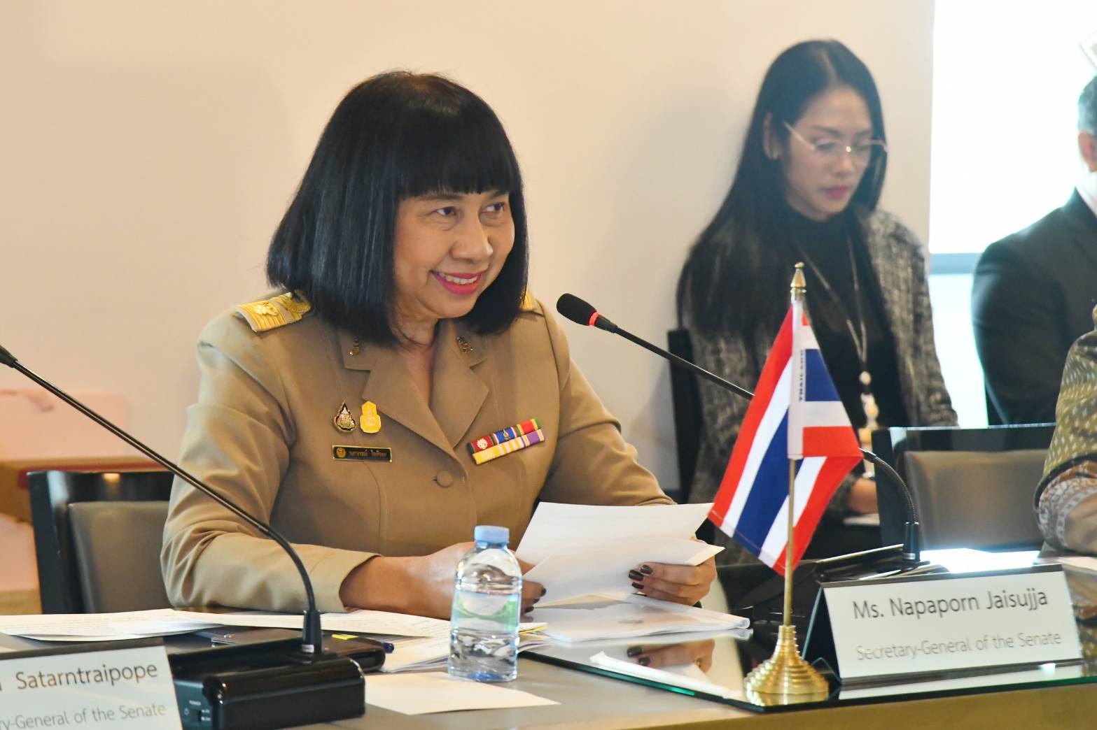 เลขาธิการวุฒิสภาให้การรับรองเลขาธิการรัฐสภาฮังการี ในโอกาสเดินทางเยือนประเทศไทยอย่างเป็นทางการและหารือข้อราชการร่วมกัน