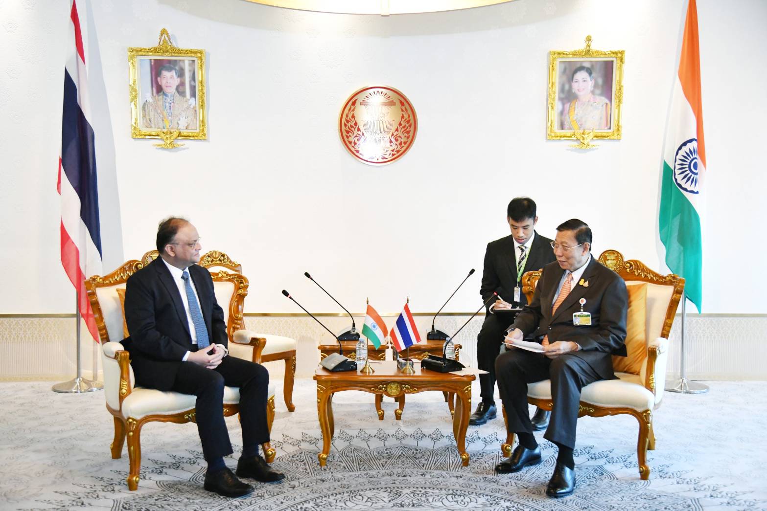 The President of the Senate Welcome the Ambassador of the Republic of India to Thailand on 19 January 2023