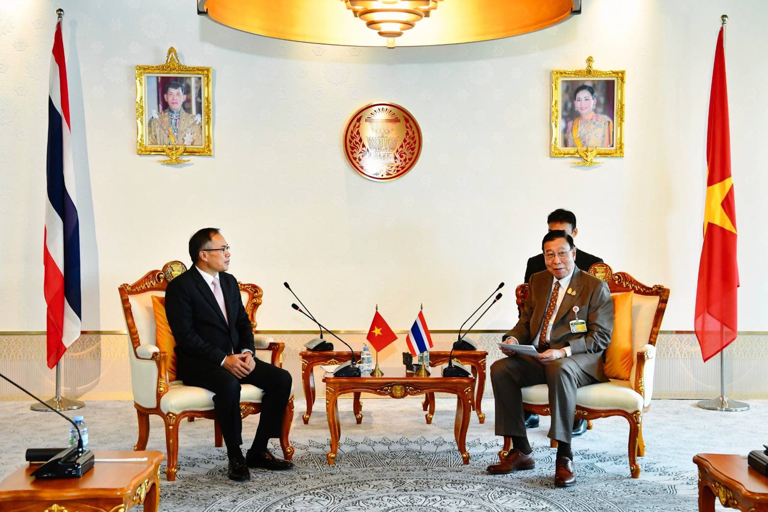 President of the Senate Welcomed H.E. Mr. Phan Chi Thanh Ambassador of the Socialist Republic of Vietnam to Thailand On the Occasion of Assuming Position 