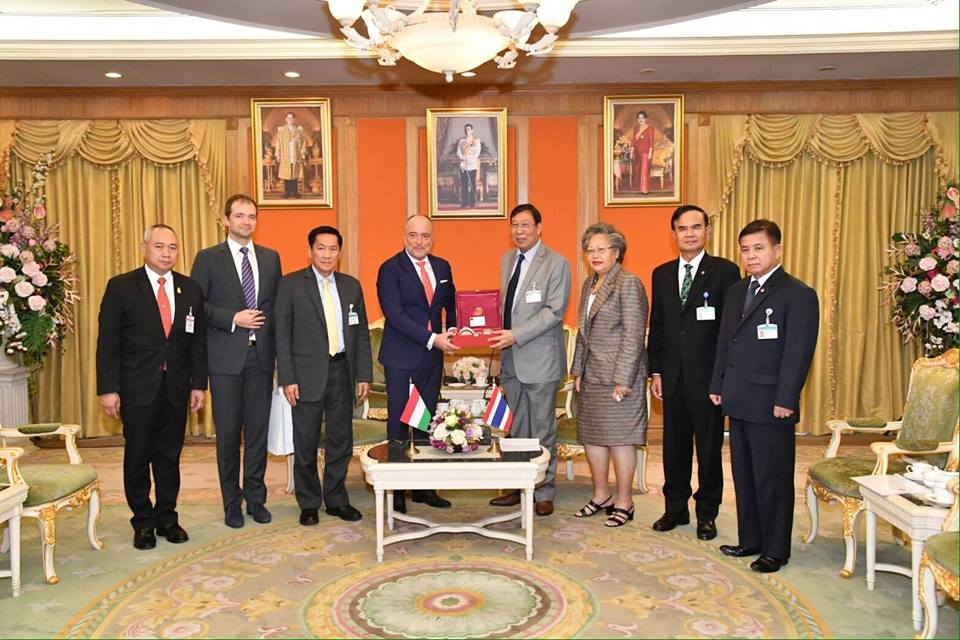 Ambassador of Hungary to Thailand Paid a Courtesy Call on the President of the National Legislative Assembly of Thailand (Feb 6, 2019)