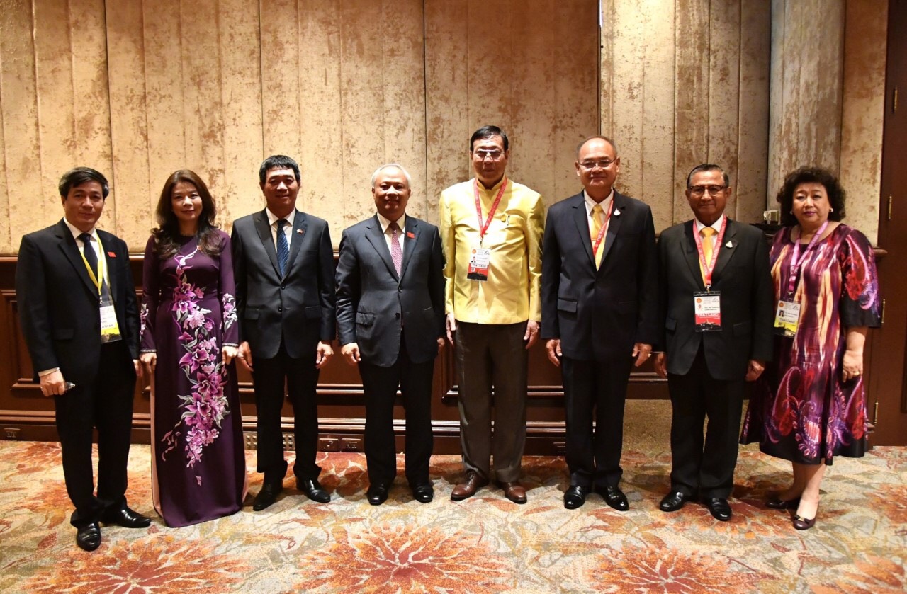 Prof. Pornpetch Wichitcholchai, President of the Senate attended a bilateral meeting with H.E. Mr. Uong Chu Luu, Vice Chairman of the National Assembly of the Socialist Republic of Vietnam (June 22, 2019)