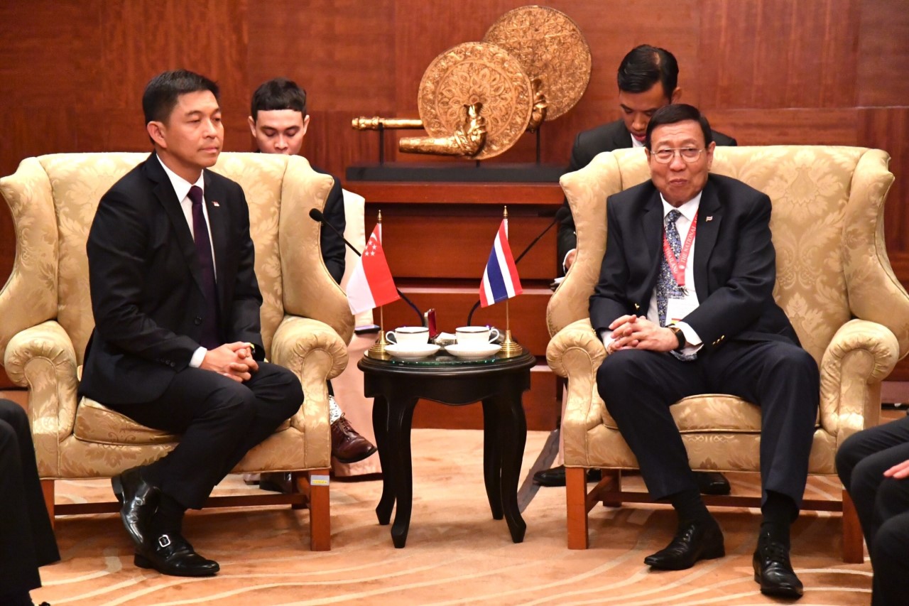 H.E. Mr.Tan Chuan-Jin, Speaker of the Parliament The Republic of Singapore, paid a courtesy call on  the President of the Senate (27 August 2019)