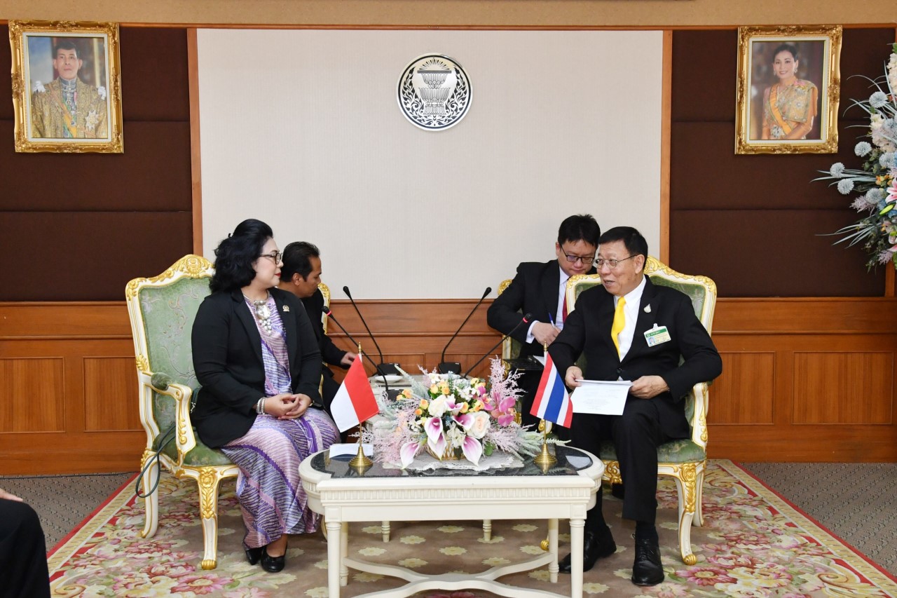 Courtesy Call on the President of the Senate by Hon. Ms. G.K.R. Ayu Koes Indriyah, Chairwoman of the Committee for Parliamentary Cooperation, House of Regional Representative of the Republic of Indonesia and the Delegation (Wednesday, 11 September 2019)