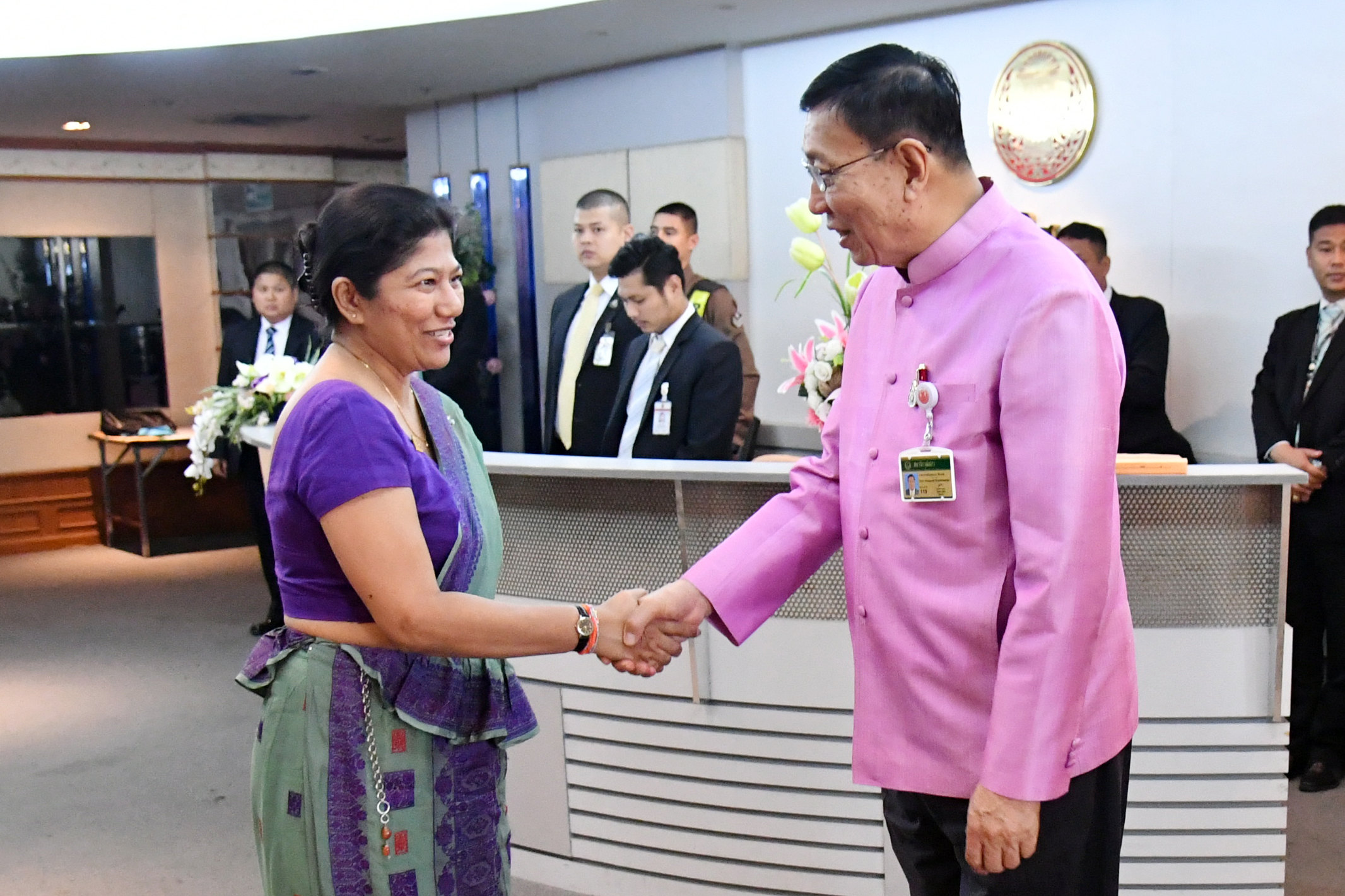 Ambassador of the Democratic Socialist Republic of Sri Lanka to Thailand Paid a Courtesy Call on the President of the Senate (Wednesday 12 February 2020)
