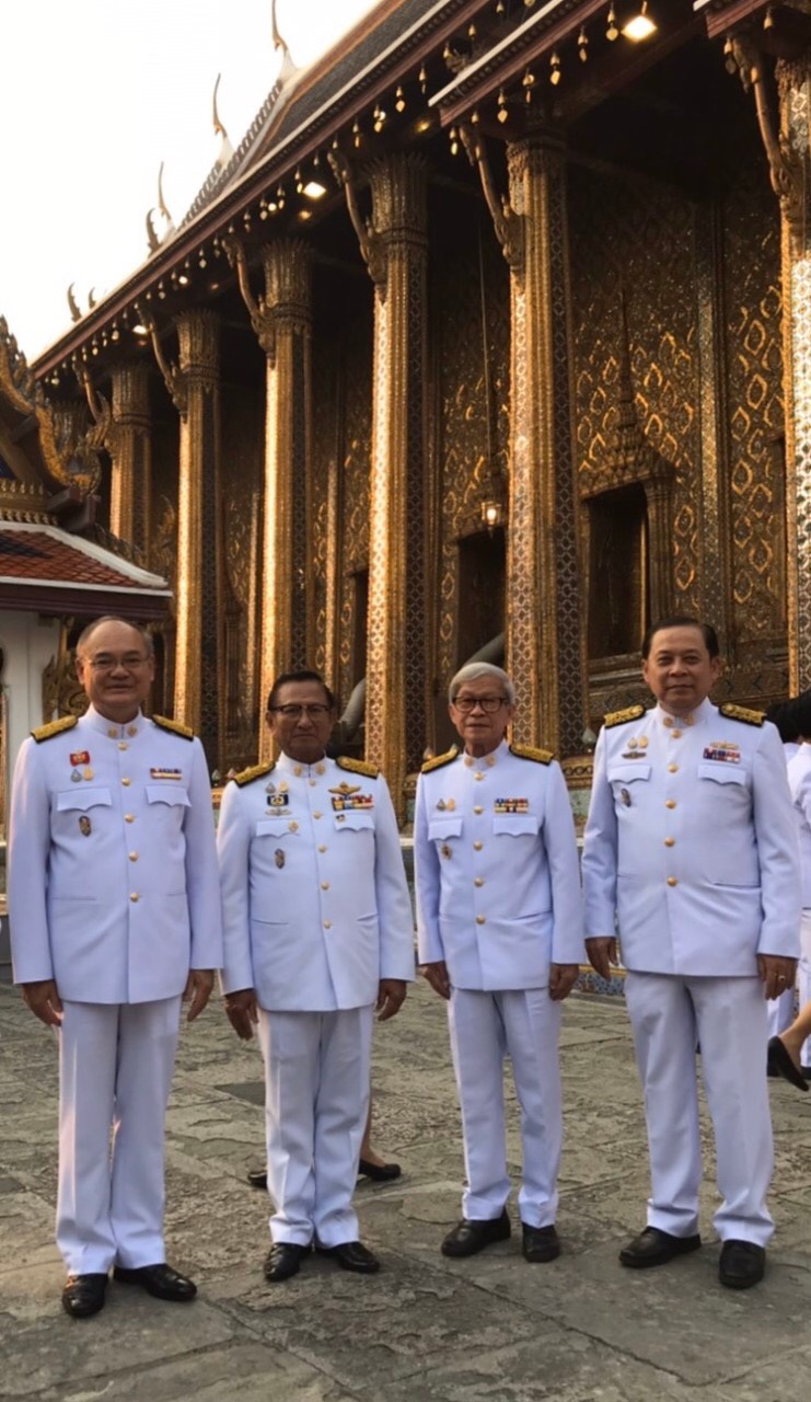 8 February 2020, at the Chapel of the Temple of the Emerald Buddha, Bangkok