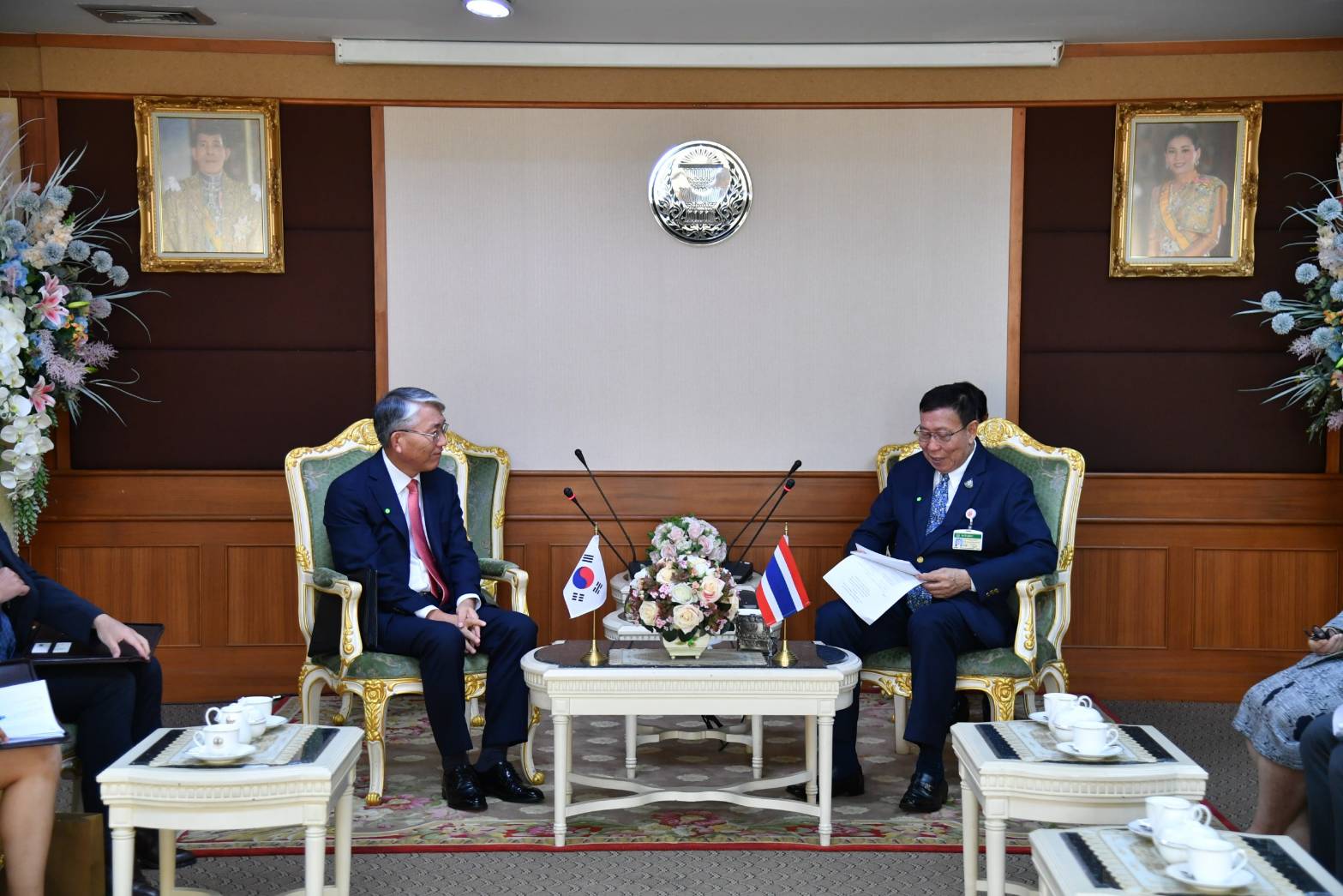 H.E. Mr. Lee Wook-heon, Ambassador of the Republic of Korea to Thailand Paid a Courtesy Call on the President of the Senate (18 March 2020)