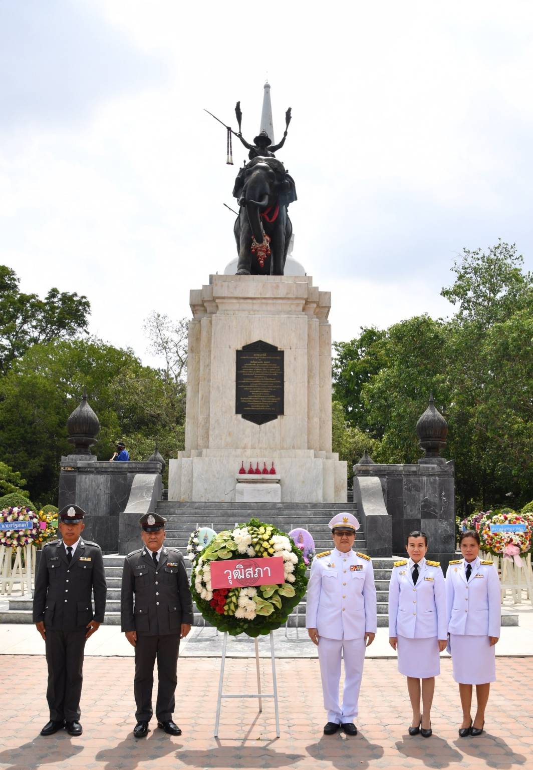 25 April 2020, at Don Chedi Monument, Suphan Buri Province