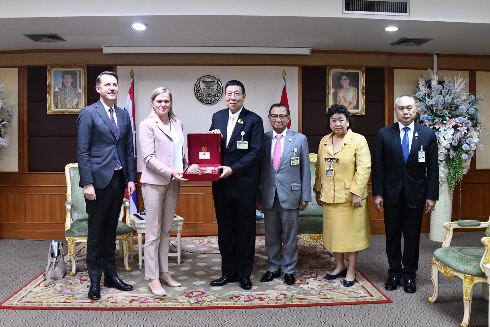 Ambassador of the Kingdom of Norway to Thailand Paid a Courtesy Call on the President of the Senate (Tuesday 20 October 2020)
