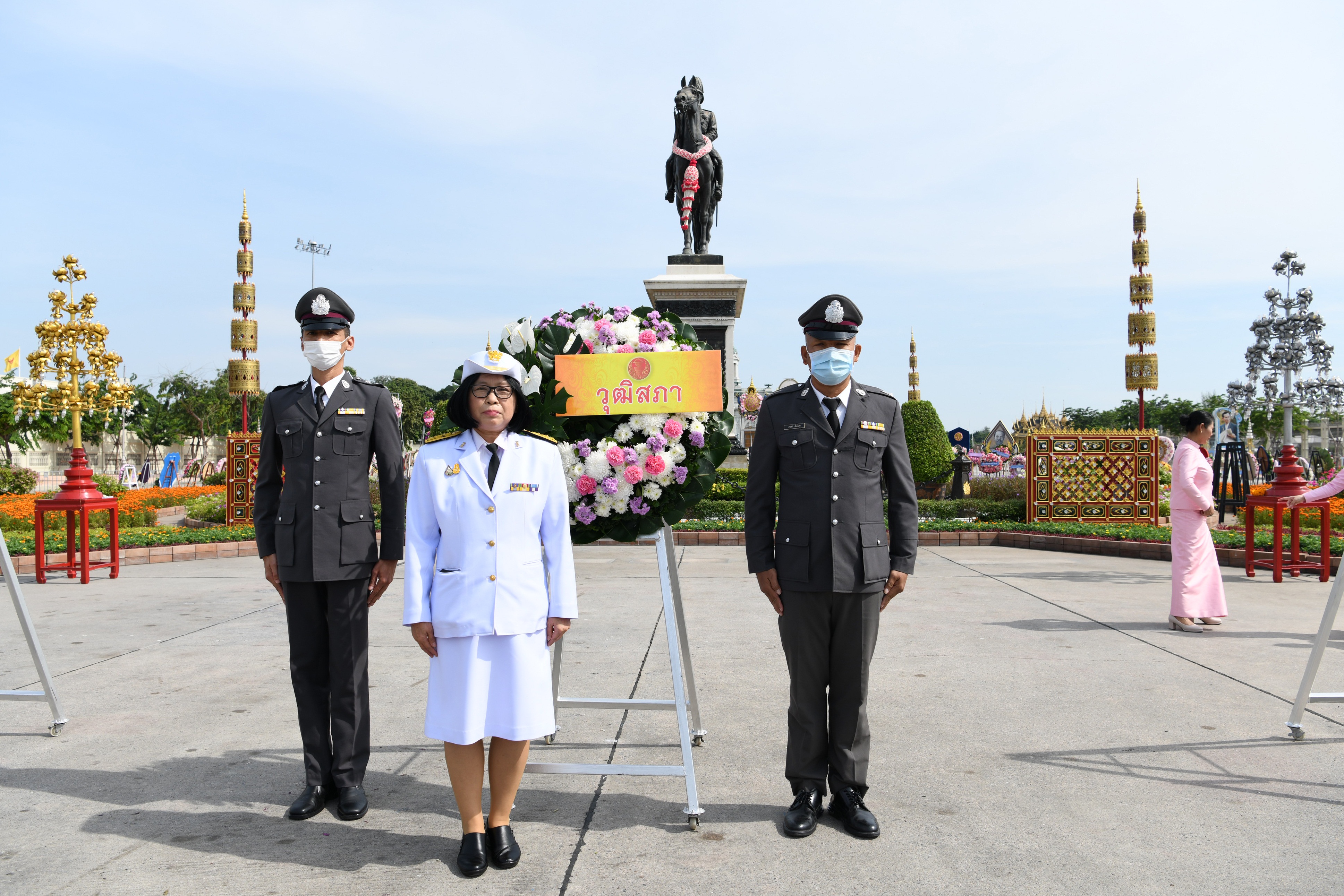 23 October 2020 at Royal Memorial Monument, Royal field Dusit Palace, Bangkok 