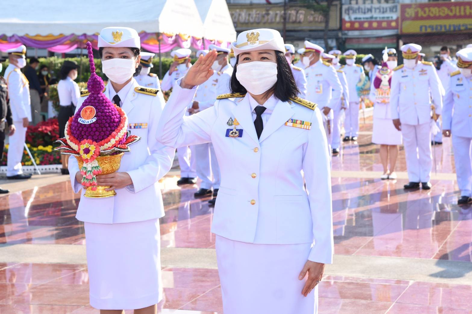 28 December 2020, at the Royal Monument of King Taksin the Great, Bangkok