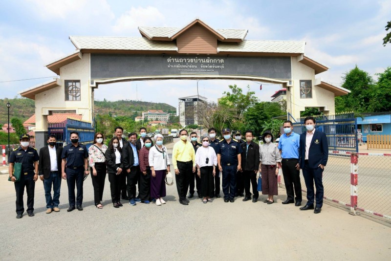 26 March 2021, at Ban Phak Kat Border Checkpoint, Chanthaburi Province