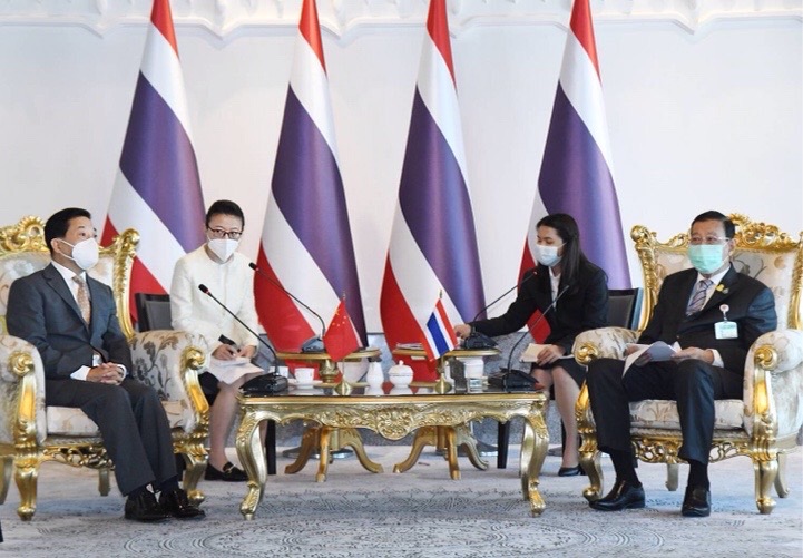 President of the Senate Welcomed Ambassador of China to Thailand (Tuesday 26 October 2021)