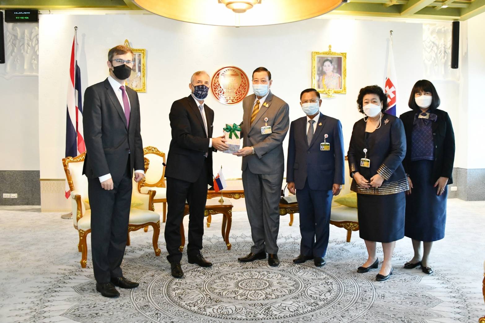 Prof. Propetch Wichitcholchai, President of the Senate, Welcomed H.E. Mr. Jaroslav Auxt, Ambassador of the Slovak Republic to the Kingdom of Thailand