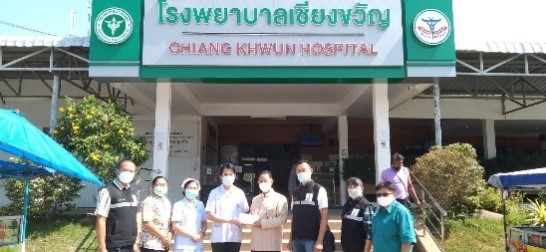8 March 2022, at Thawatchaburi Hospital and Chiang Khwan Hospital, Roi Et Province