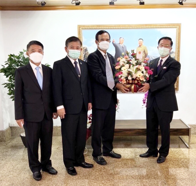 9 April 2022, at the Embassy of the Democratic People's Republic of Korea (DPRK) to Thailand, Bangkok